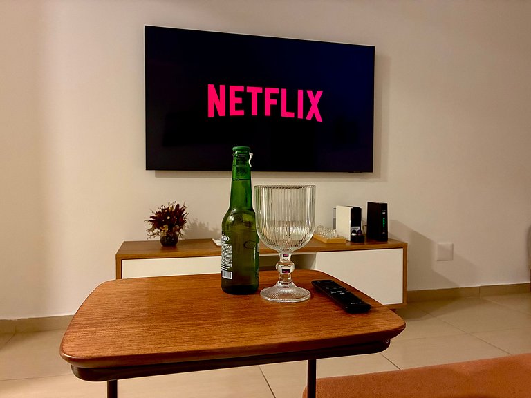 Moderno e Aconchegante – a 3 min a pé da Praia, Espaço para