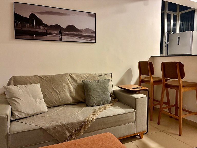Moderno e Aconchegante – a 3 min a pé da Praia, Espaço para