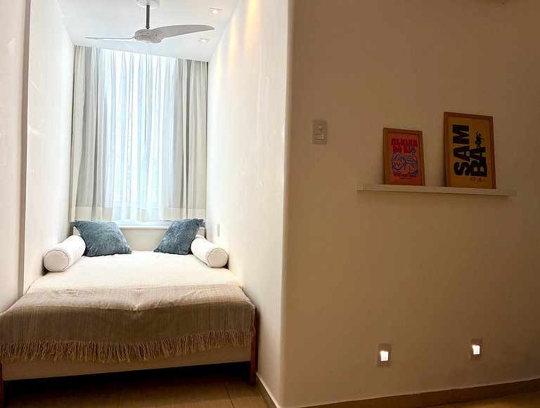 Moderno e Aconchegante – a 3 min a pé da Praia, Espaço para