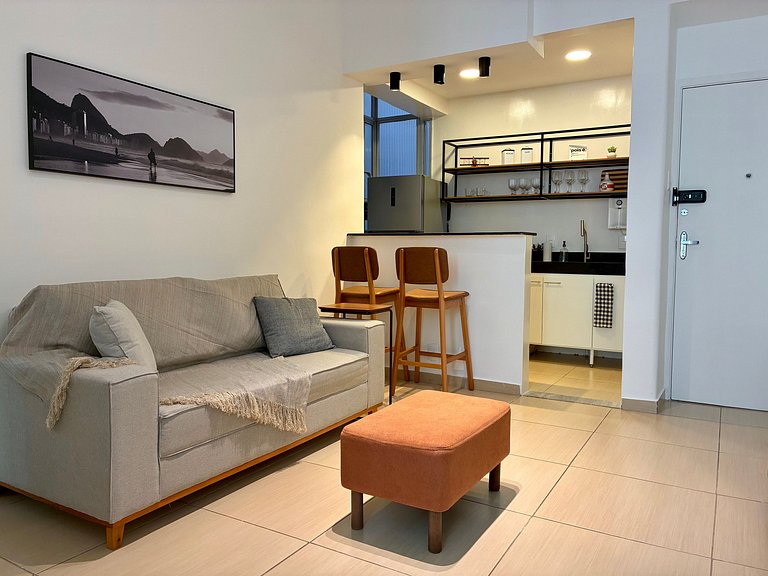 Moderno e Aconchegante – a 3 min a pé da Praia, Espaço para