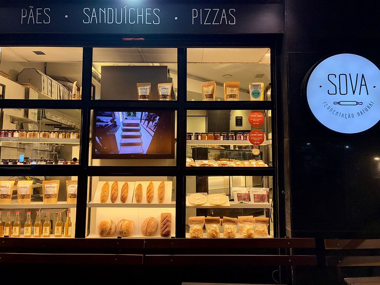 Moderno e Aconchegante – a 3 min a pé da Praia, Espaço para